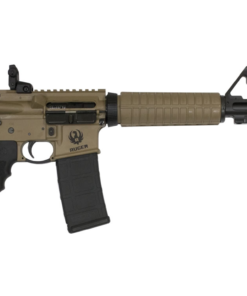 Ruger AR-556 5.56 NATO M4 Flat-Top Autoloading Rifle with Barrett Brown Cerakote Finish